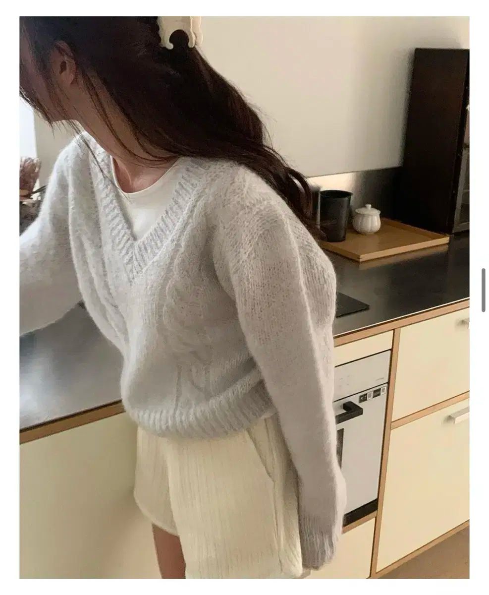  リエット ベアリ ニット コージー ニットパンツ セット セット価格です 長袖 ニット セーター