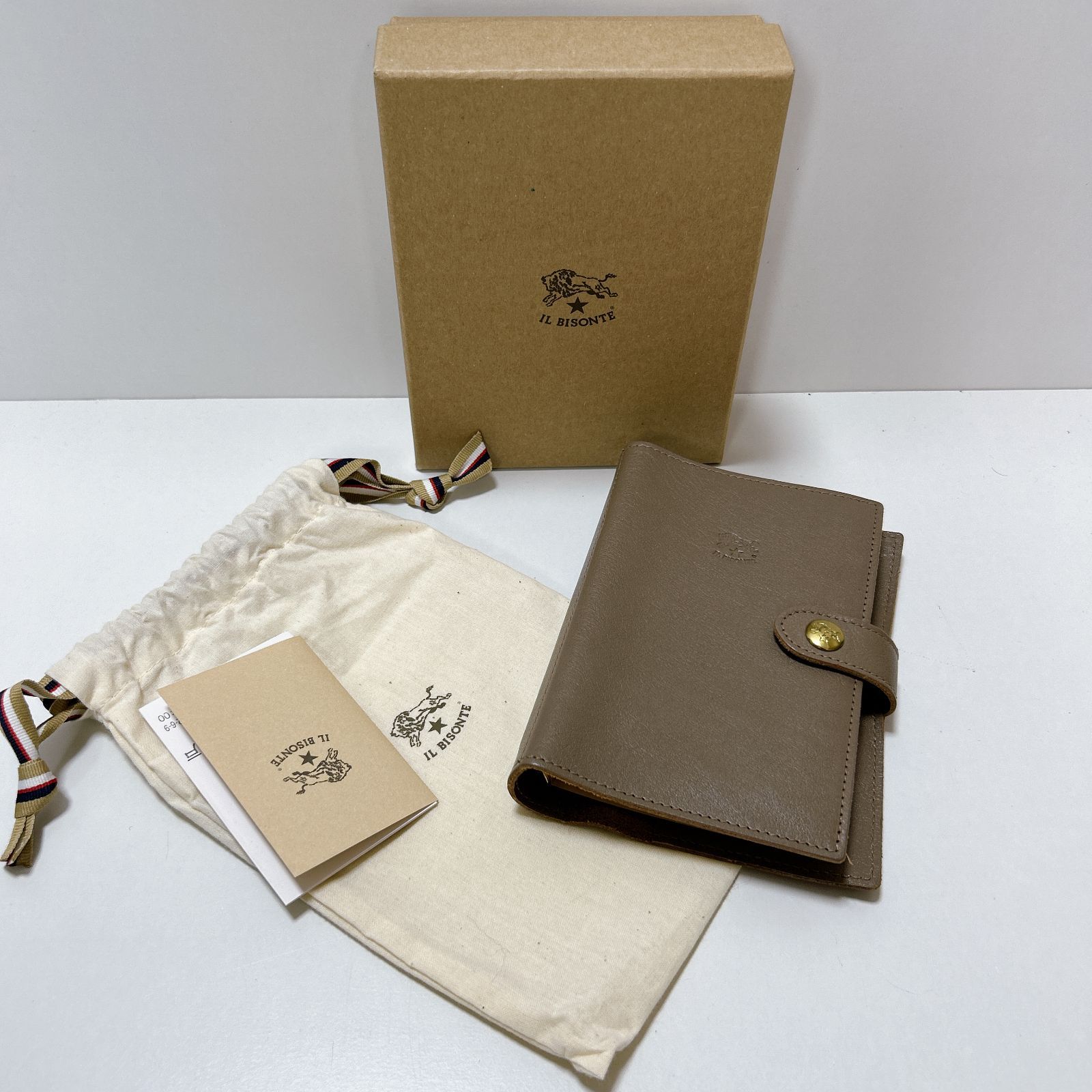 IL BISONTE イルビゾンテ システム手帳 2021年 6穴 鉛筆付き 箱 保存袋付 管理番号ARCYRA3870