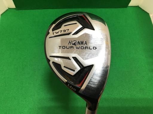 本間ゴルフ TOUR WORLD TW737 19° ユーティリティ UT VIZARD IN-U65 フレックスその他 メンズ 男性用 右利き 右用 Cランク ゴルフクラブ
