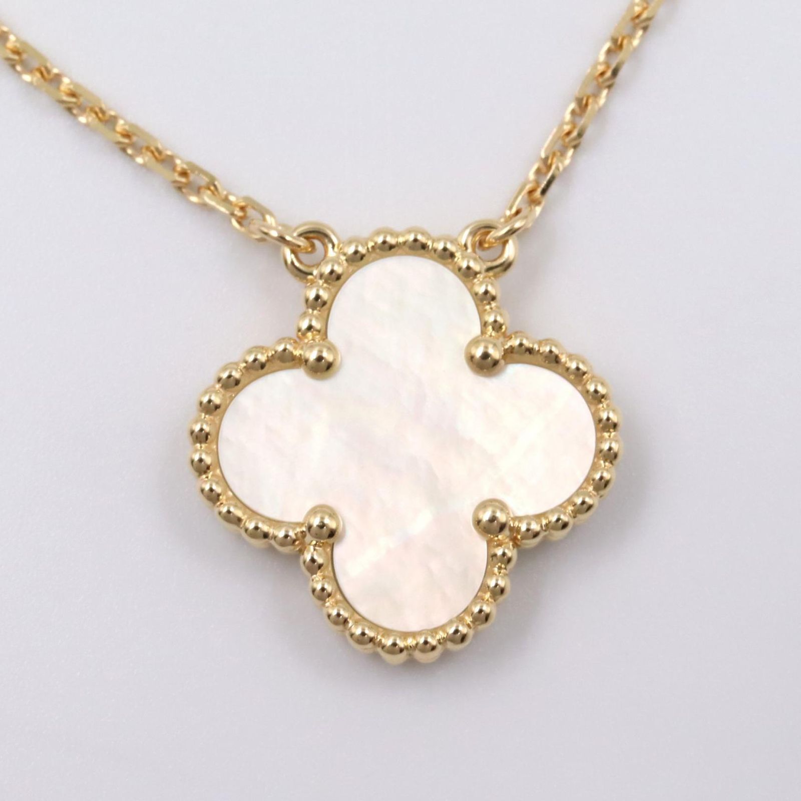 Van Cleef - Arpels ヴァンクリーフ＆アーペル ヴィンテージアルハンブラ マザーオブパール ネックレス FORTGASGNV_COM_BR