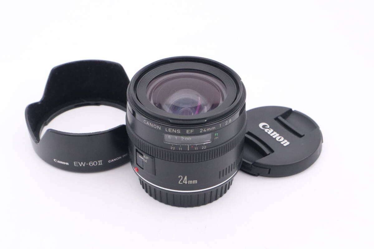 Canon EF 24mm F2.8 キヤノン AFレンズ ブラック f10252