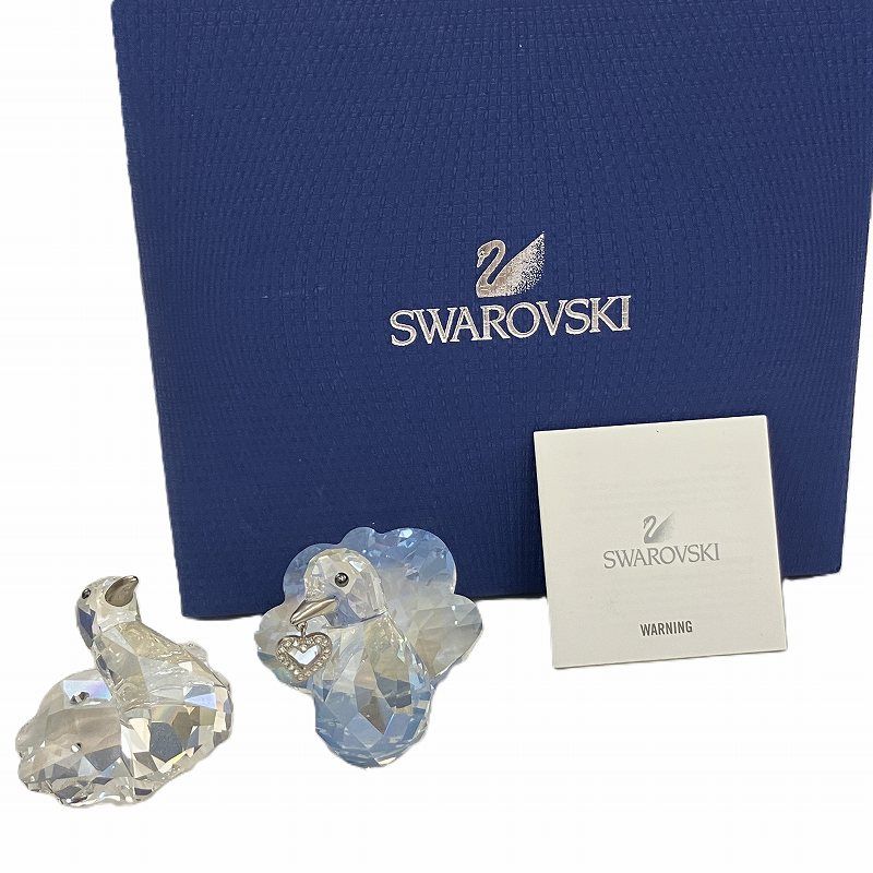スワロフスキー SWAROVSKI 極美品 Love Turtledoves キジバト 鳥