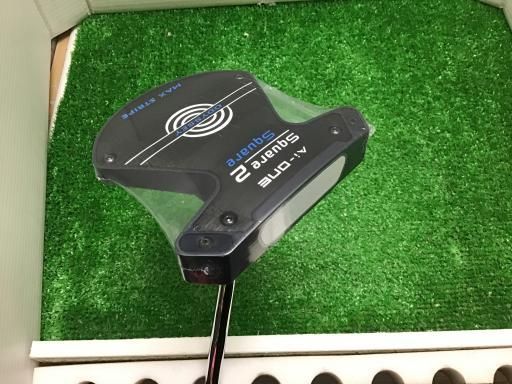 オデッセイ Ai-ONE SQUARE 2 SQUARE MAX STRIPE 34インチ パター PT STROKE LAB 90 スチール フレックスその他 メンズ 男性用 右利き 右用 Aランク ゴルフクラブ