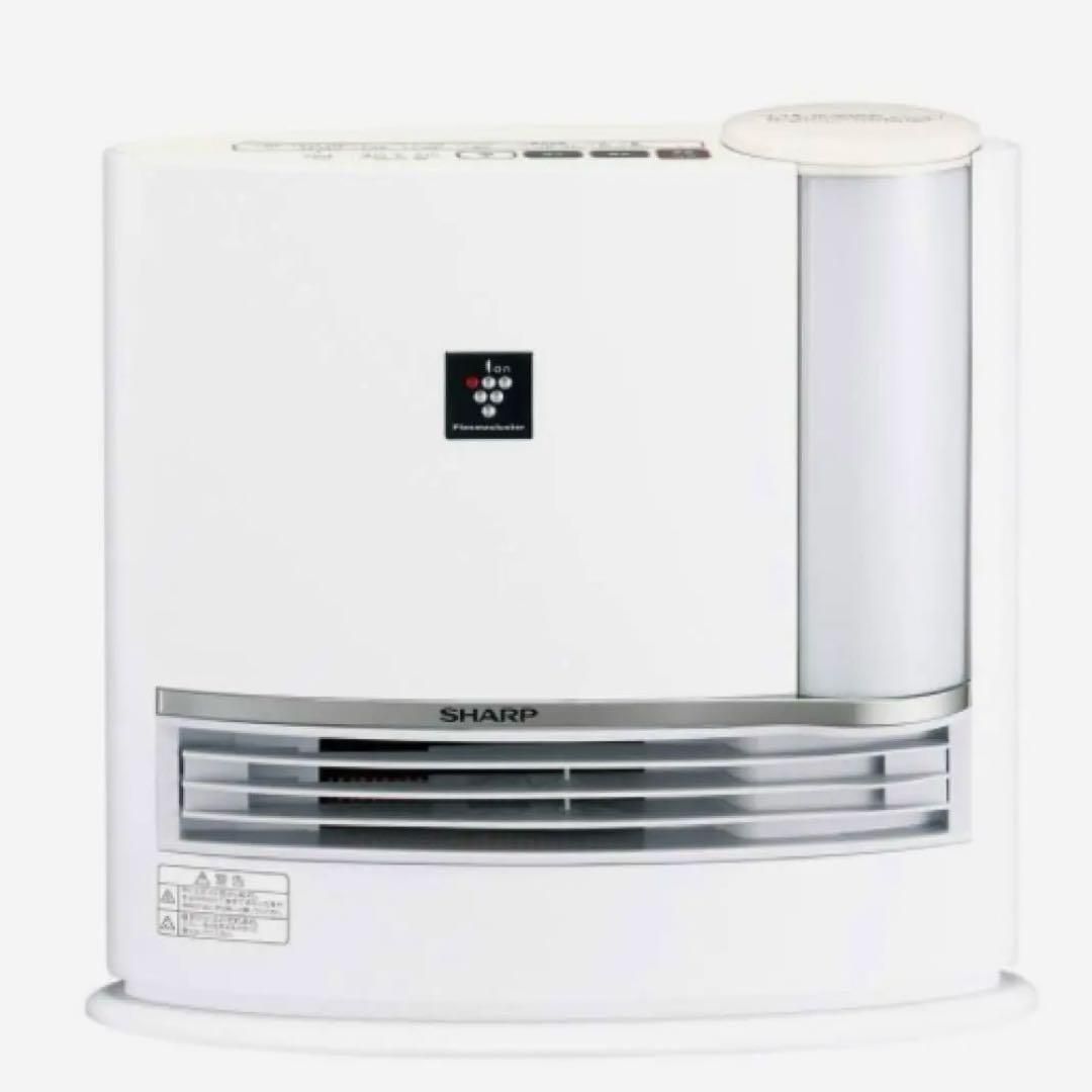 SHARP 加湿 セラミックファンヒーター HX-L120-W ホワイト シャープ プラズマクラスター ファンヒーター