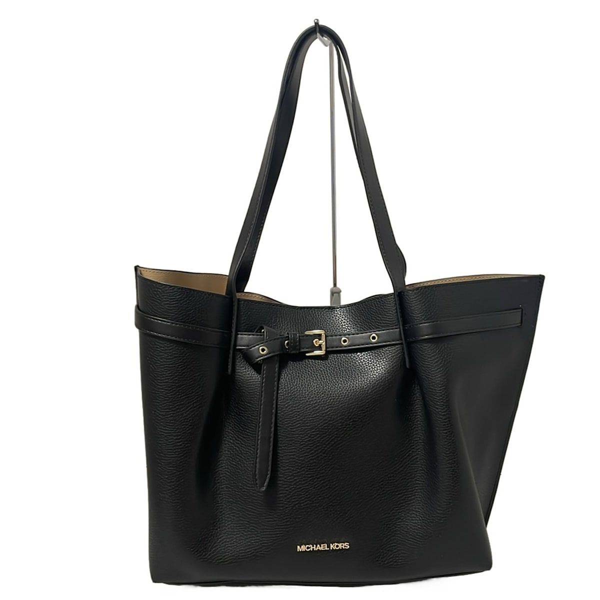 MICHAEL KORS マイケルコース トートバッグ - 黒 レザー