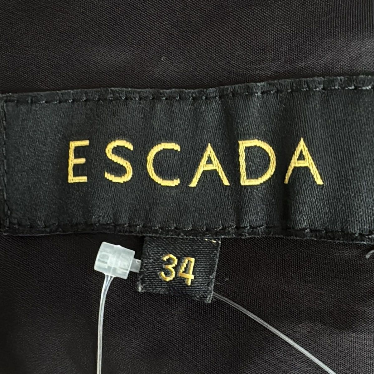 ESCADA エスカーダ コート サイズ34 S レディース - 黒 長袖 春 秋 GULLKHAN_COM