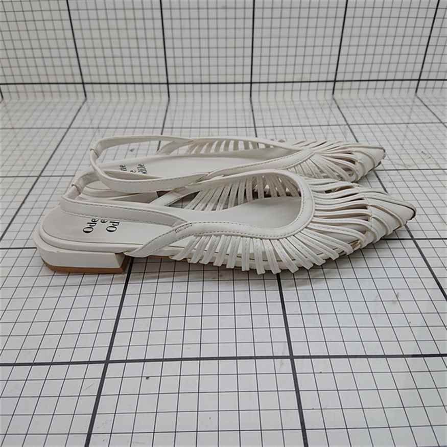 ◇ ⊂ 【オデット エ オディール】ホワイト系 メッシュ スリングバック