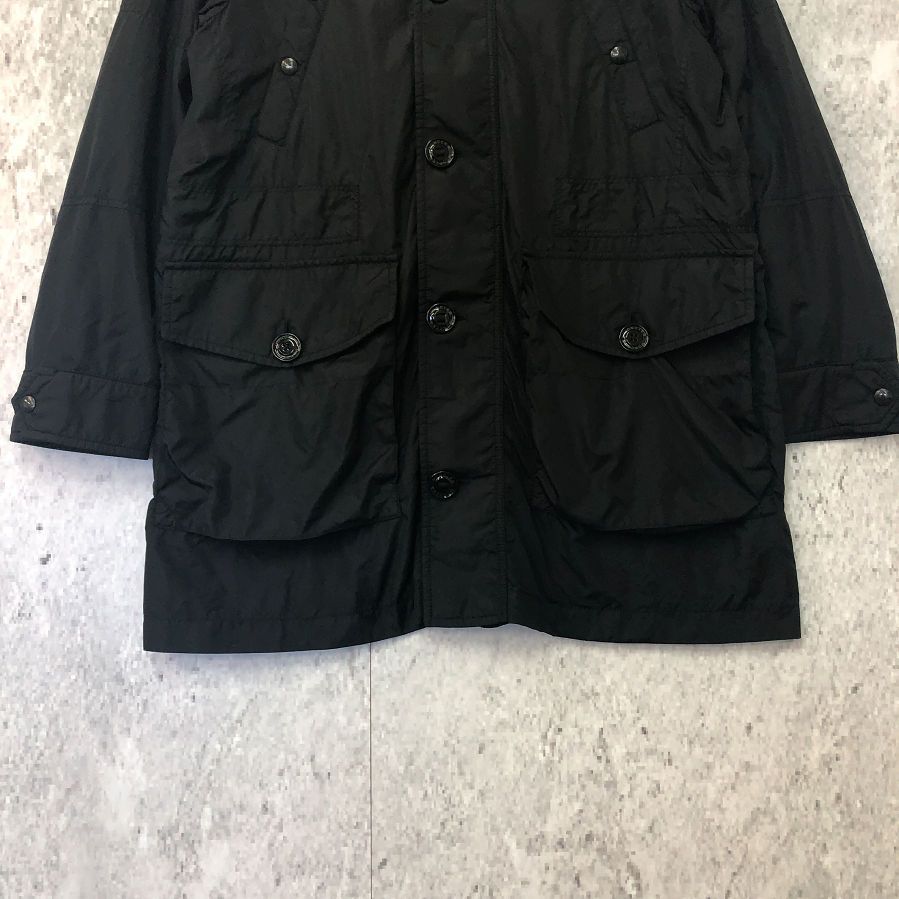 MONCLER モンクレール ARSAN ナイロン コート ブラック 1サイズ 〇 WWW_KANDAIZUMI_COM