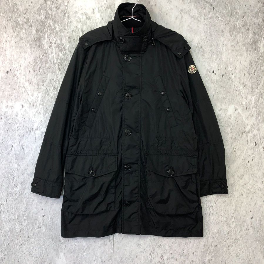 MONCLER モンクレール ARSAN ナイロン コート ブラック 1サイズ 〇