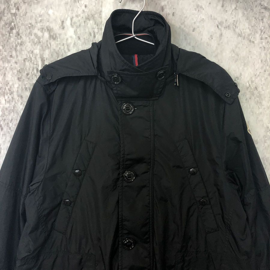 MONCLER モンクレール ARSAN ナイロン コート ブラック 1サイズ 〇