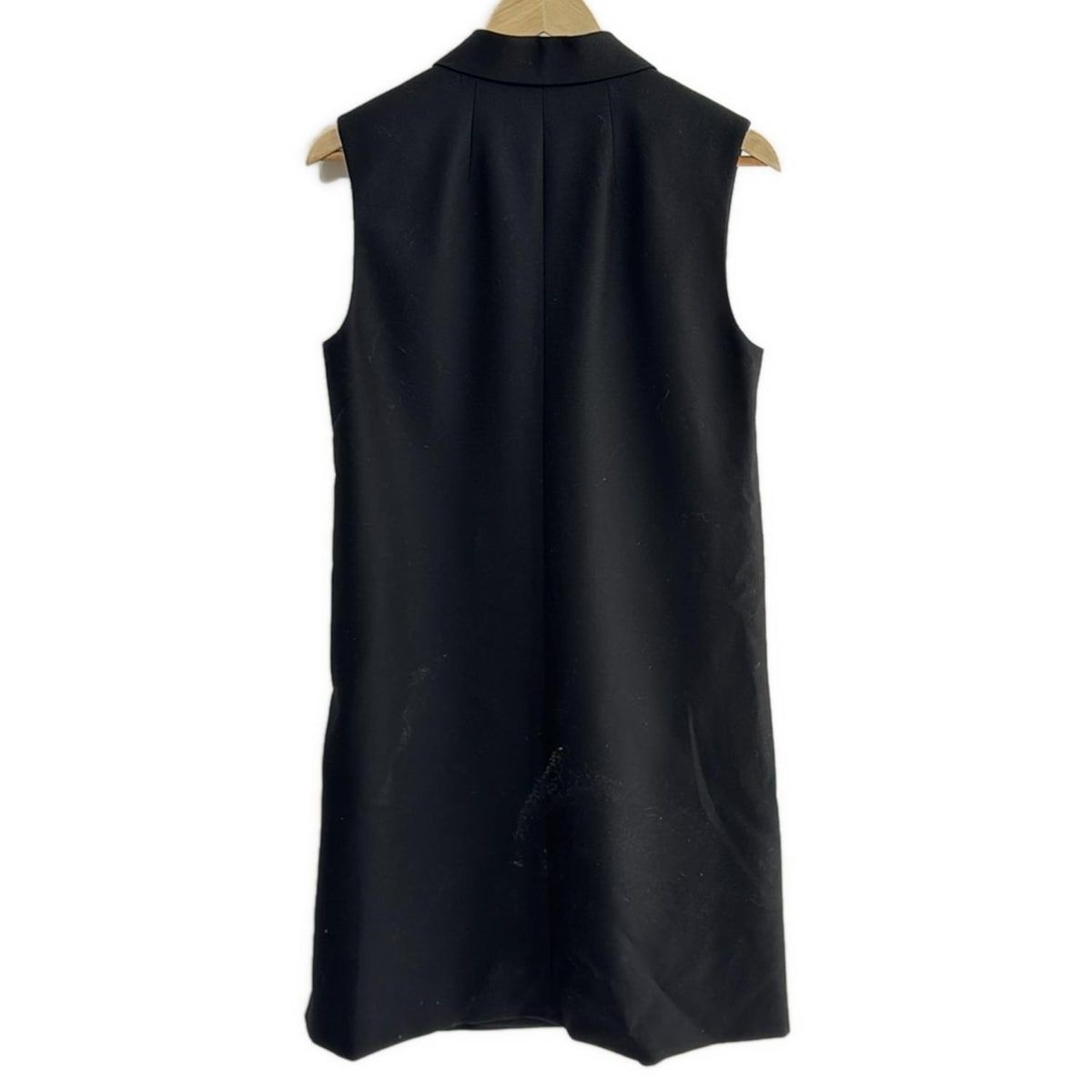 theory luxe セオリーリュクス コート サイズ38 M レディース - 黒 ノースリーブ ジレ 春 秋