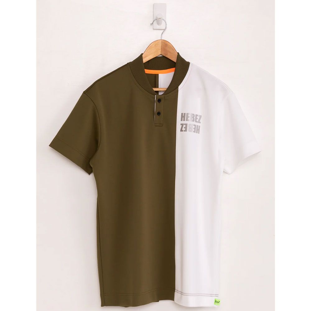 50 OFF HBCA-11-1 HEBEZ ゴルフ ハーフバイ ラウンドネックポロ ゴルフウェア