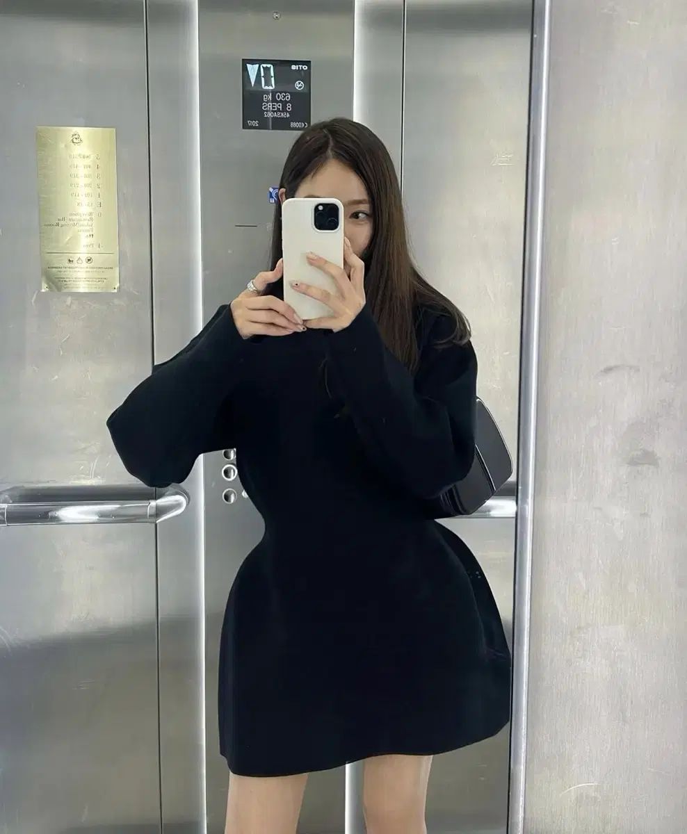 アサンブラージュ ボリューム ニット ドレス