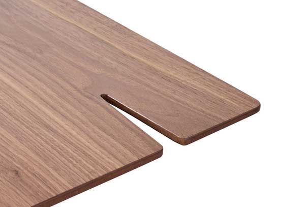 天然木化粧繊維板の3段シェルフ オープンラック W108×D41.5×H92.5cm No.101 ウォルナット