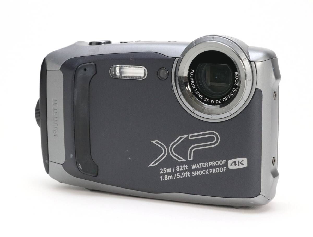 B 並品 富士フィルム FinePix XP 140 ダークシルバー 初期不良 対応 111 10