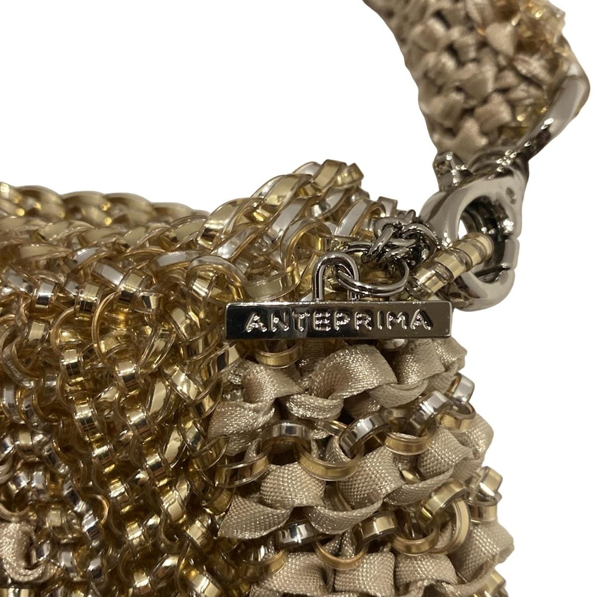 ベージュ×ゴールド×クリア