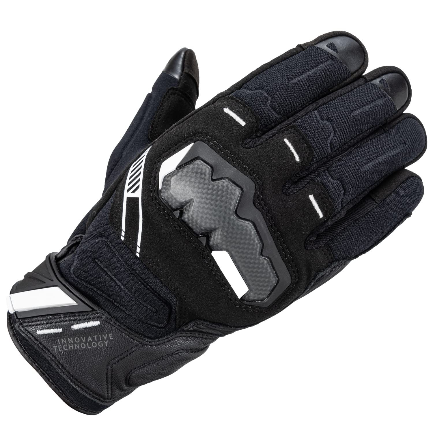 RSタイチ バイク ライディンググローブ 秋冬 防水 防寒 保温 タッチパネル対応 プロテクター内蔵 アームド ウインターグローブ RST647 BLACK WHITE WM レディース