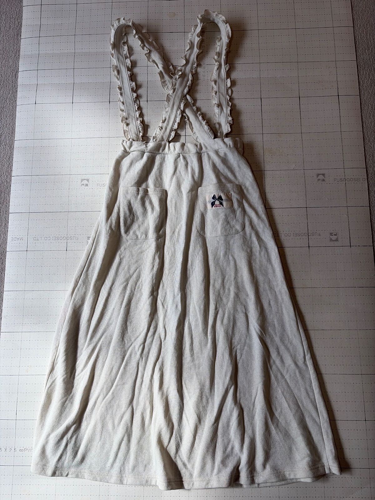 吊りスカート オフホワイト