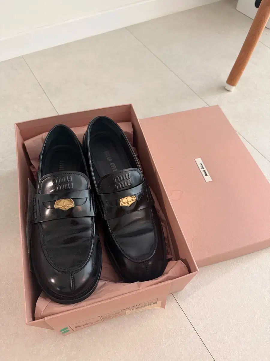 ミュウミュウ 37 コインローファー フルセット