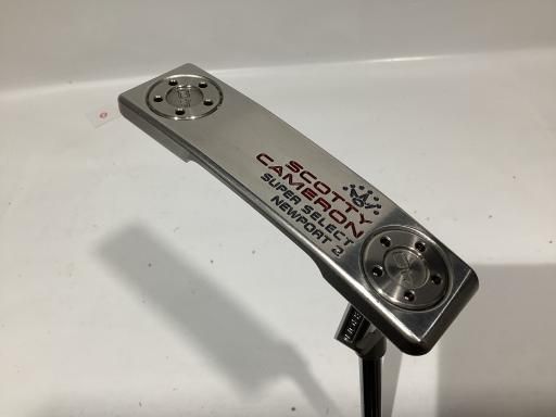 タイトリスト SCOTTY CAMERON SUPER SELECT NEWPORT 2 33インチ パター PT スチール フレックスその他 メンズ 男性用 右利き 右用 Cランク ゴルフクラブ