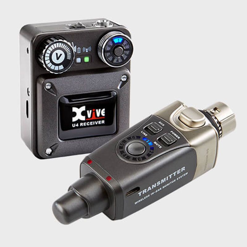 XVIVE エックスバイブ XV-U4 インイヤーモニター ワイヤレス システム デジタル ワイヤレス インイヤー モニター 送信機 受信機 充電式 2.4GHz 最大27m伝送 モノラル出力 ステレオミックス対応