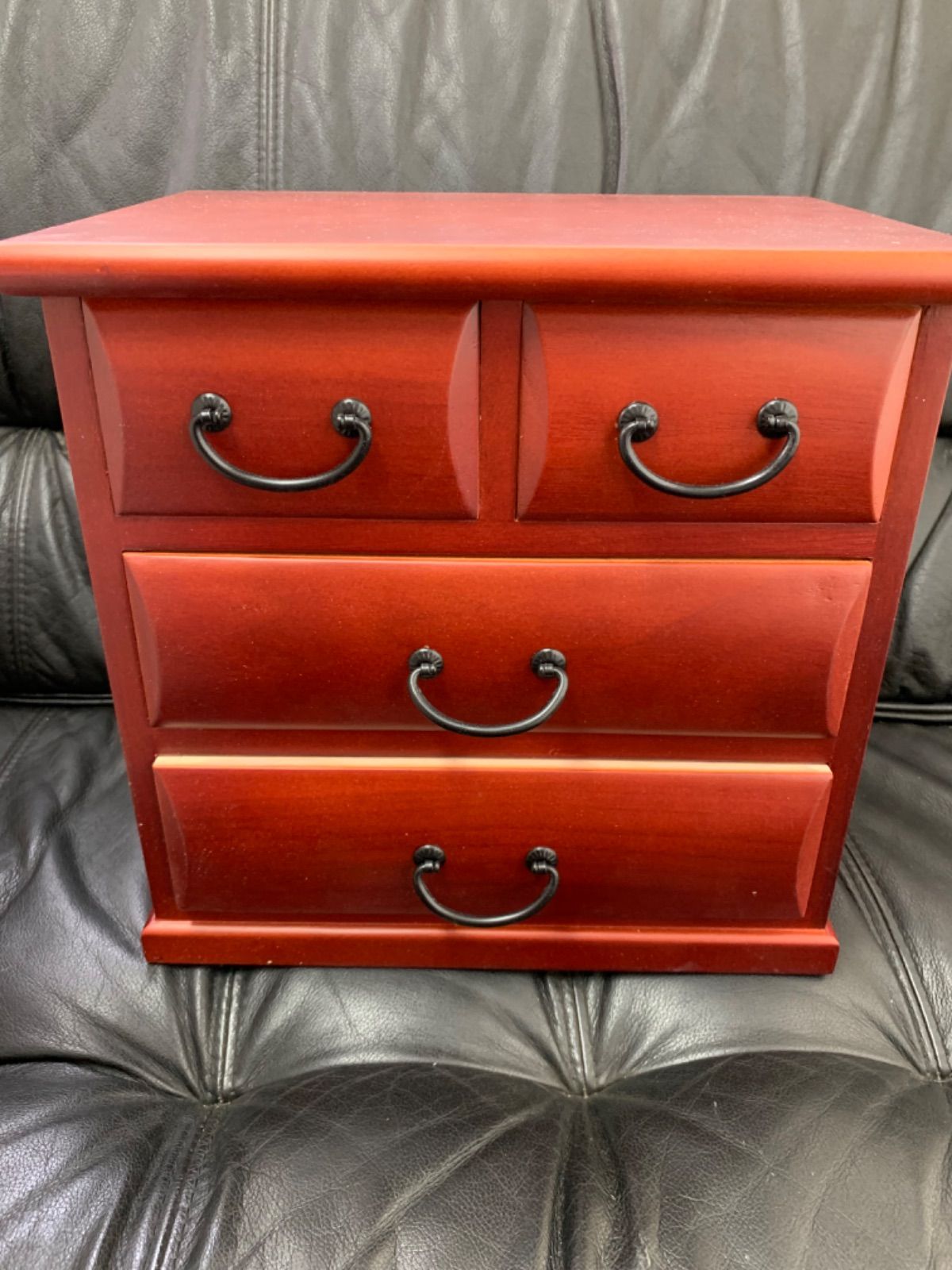 昭和レトロ 弥生 桐 三段四ッ引桐たんす 小物入れ ミニたんす