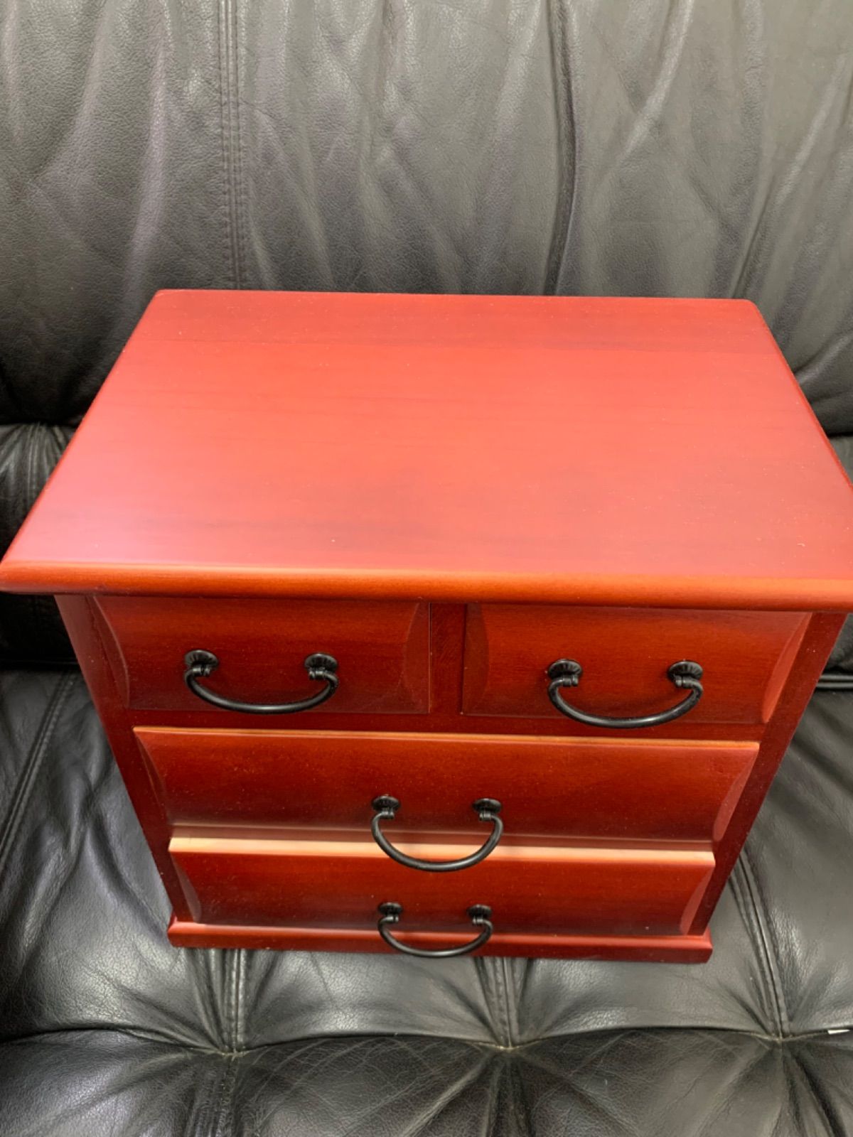 昭和レトロ 弥生 桐 三段四ッ引桐たんす 小物入れ ミニたんす