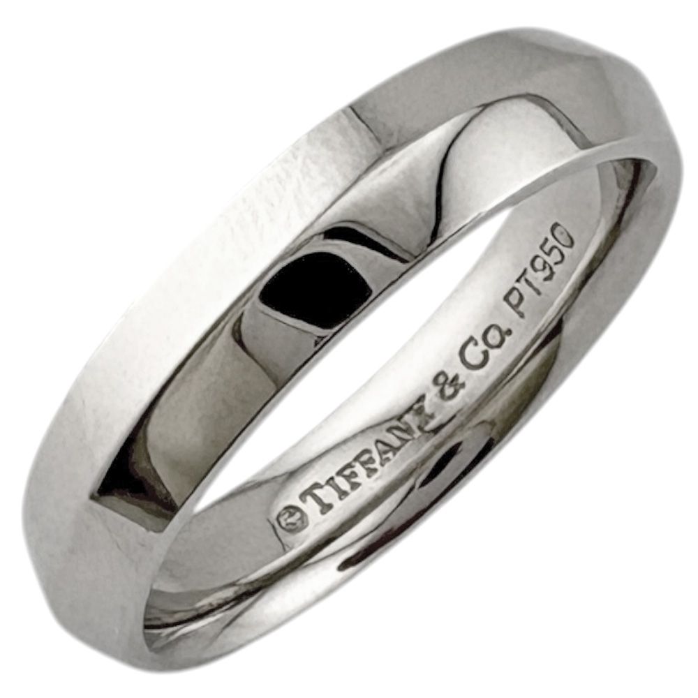 ティファニー ナイフエッジ リング 指輪 14号 Pt950プラチナ レディース TIFFANY-Co. ティファニー