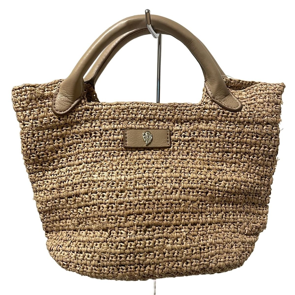 HELEN KAMINSKI ヘレンカミンスキー トートバッグ - ベージュ×ライトブラウン レザー