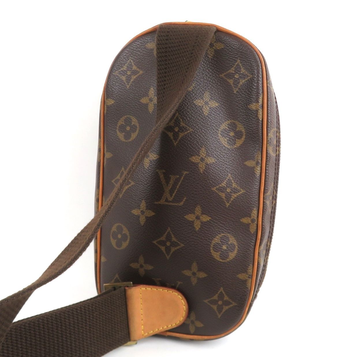 ルイヴィトン ボディバッグ ポシェットガンジュ モノグラム PVC レザー