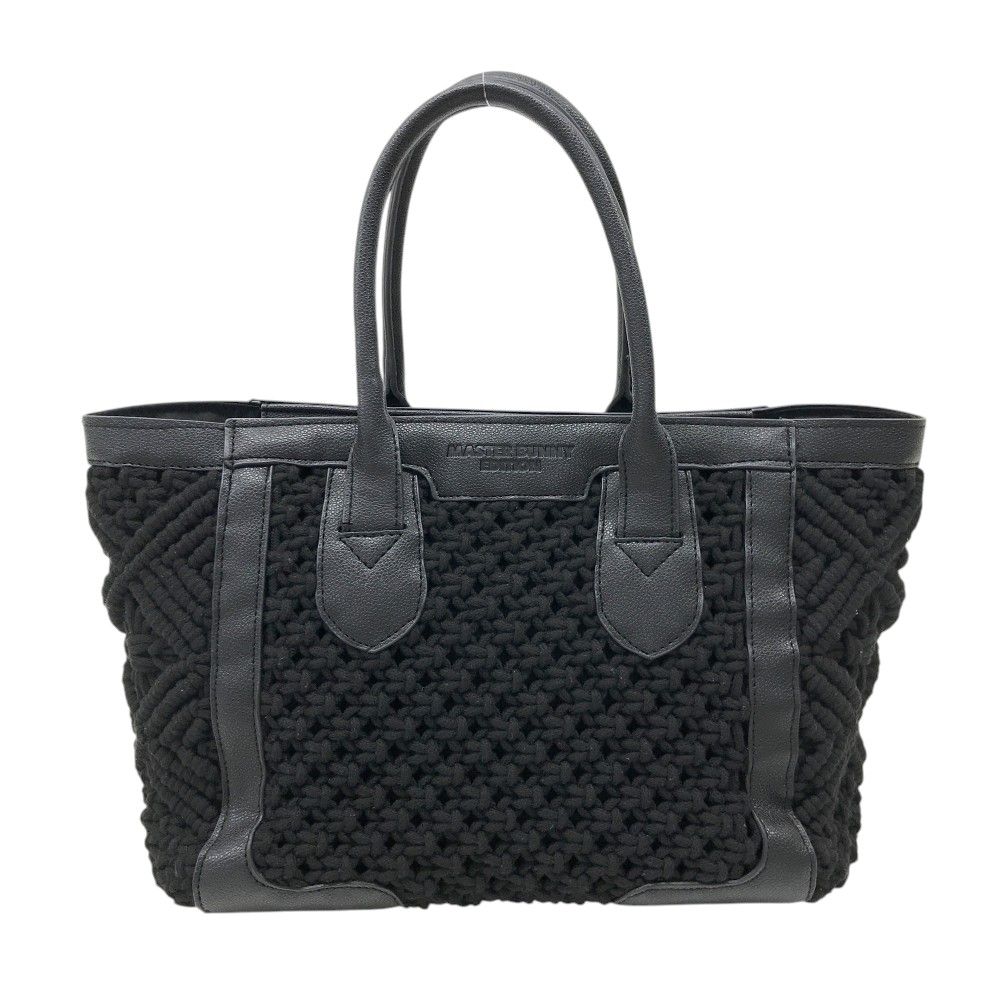 MASTER BUNNY EDITION マスターバニーエディション  編み込み カートバッグ  ブラック系  [240101552542] ゴルフウェア ストスト