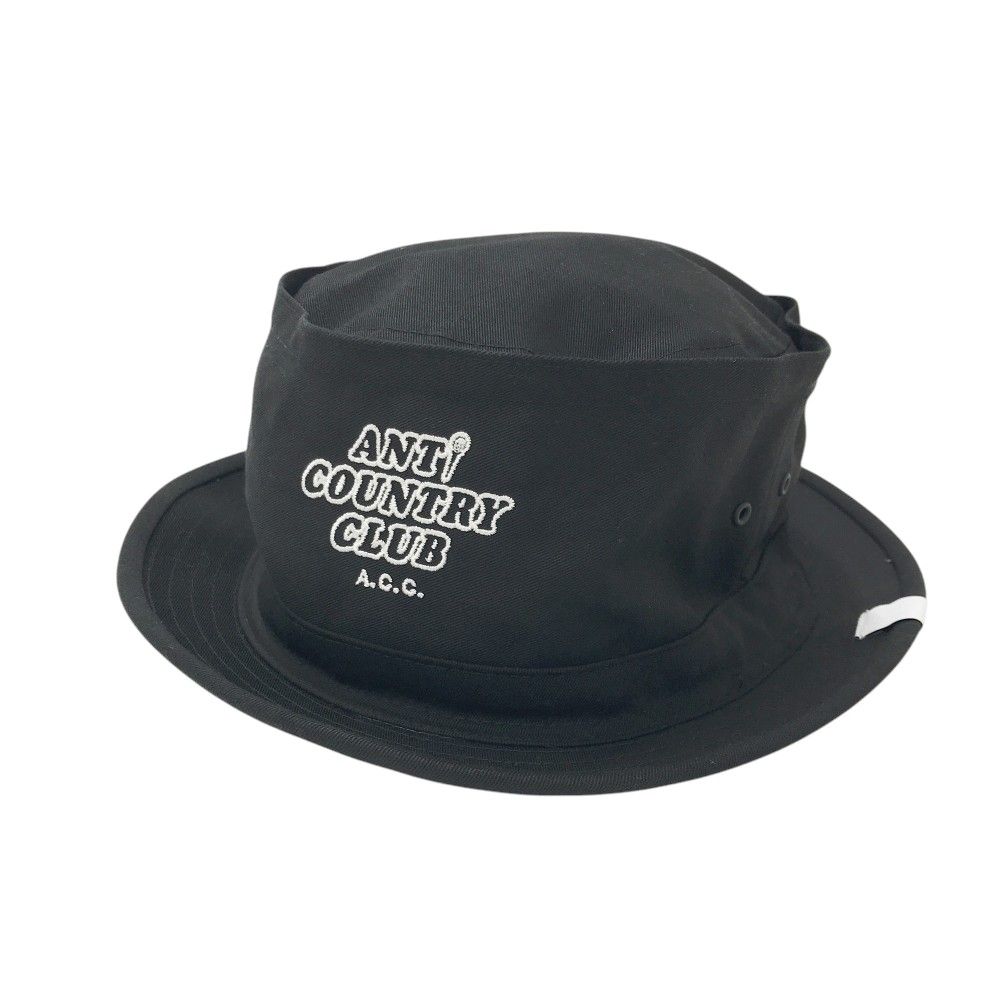 ANTI COUNTRY CLUB アンチカントリークラブ ×BEDWIN ハット ブラック系 ゴルフウェア ストスト