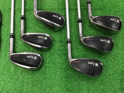 リンクス BOMBA シルバー 6 S アイアンセット IR POWER TUNED フレックスS メンズ 男性用 右利き 右用 Cランク ゴルフクラブ