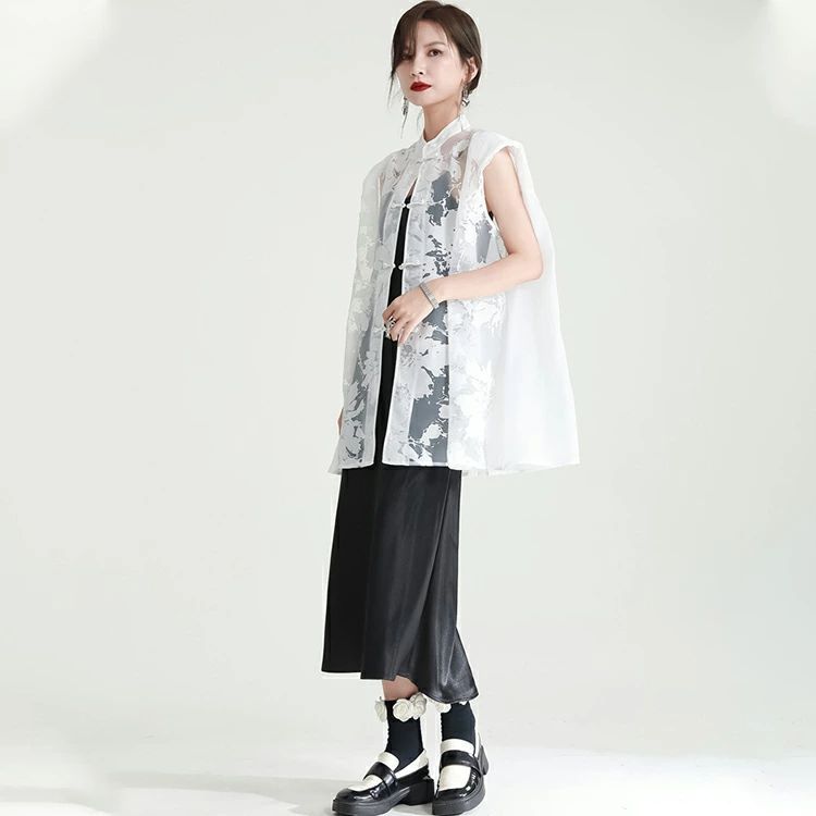 重ね着 シアートップス