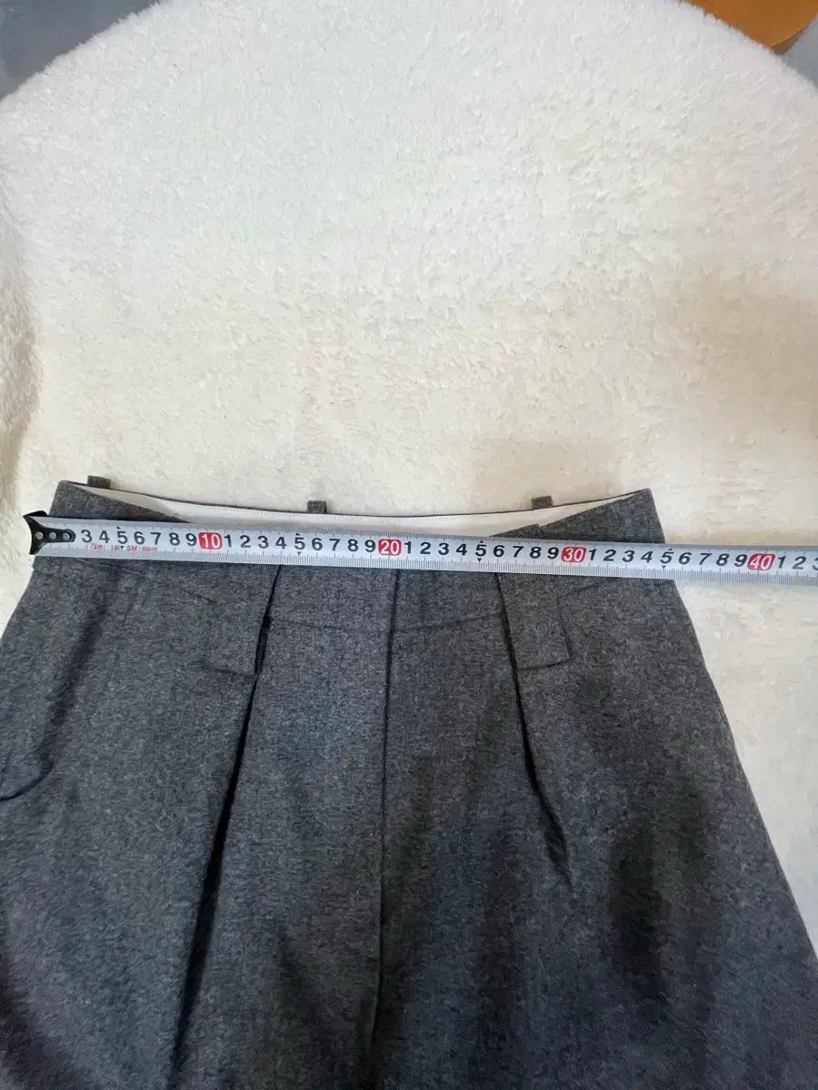 冬ズボン 級 2020年 SYSTEM レディース ワイド スラックス メランジ グレー DECORATOM_COM_BR