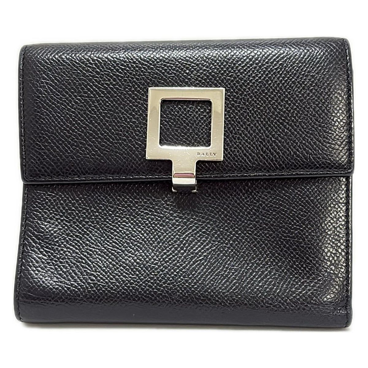 BALLY バリー 3つ折り財布 - 黒 レザー