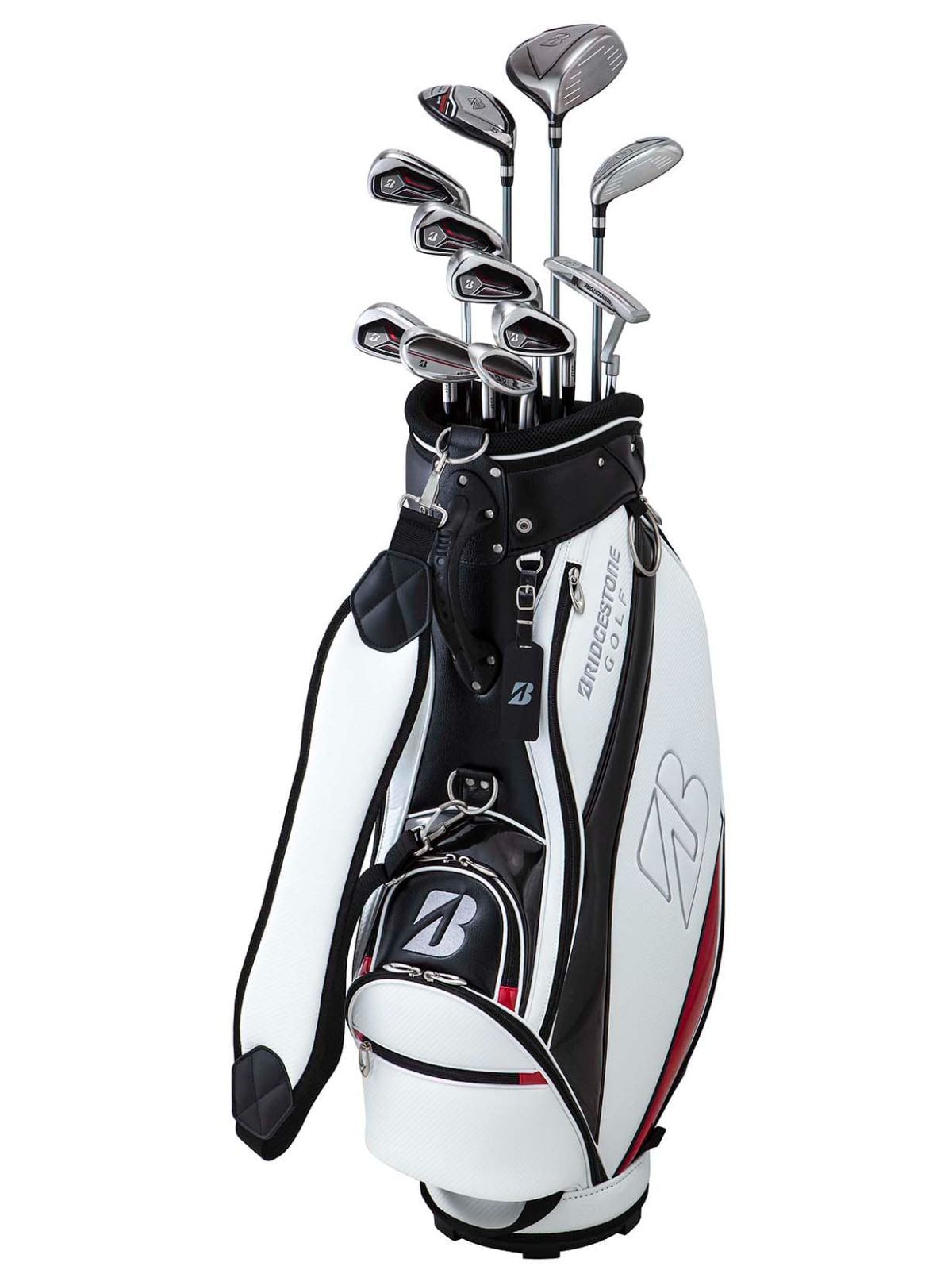 み ボール2球プレゼント!!! BRIDGESTONE GOLF ブリヂストンゴルフ BG-100 キャディバッグ付 11本セット クラブスペック Sセット