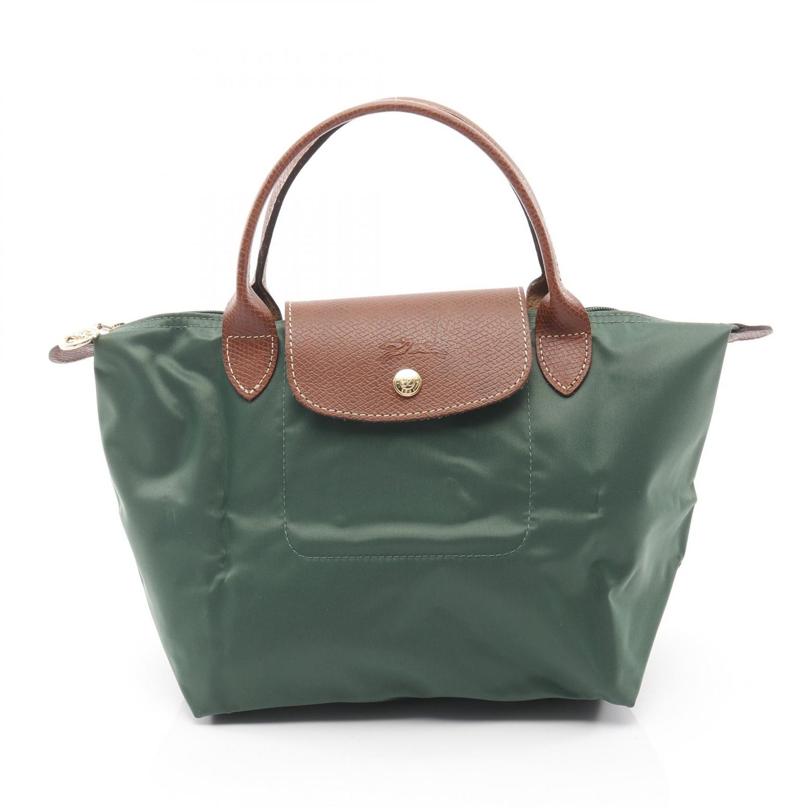 ロンシャン Longchamp トートバッグ ル プリアージュ S L1621089P95 ブリティッシュグリーン ナイロン レザー ル プリアージュ オリジナル S トップハンドルバッグ