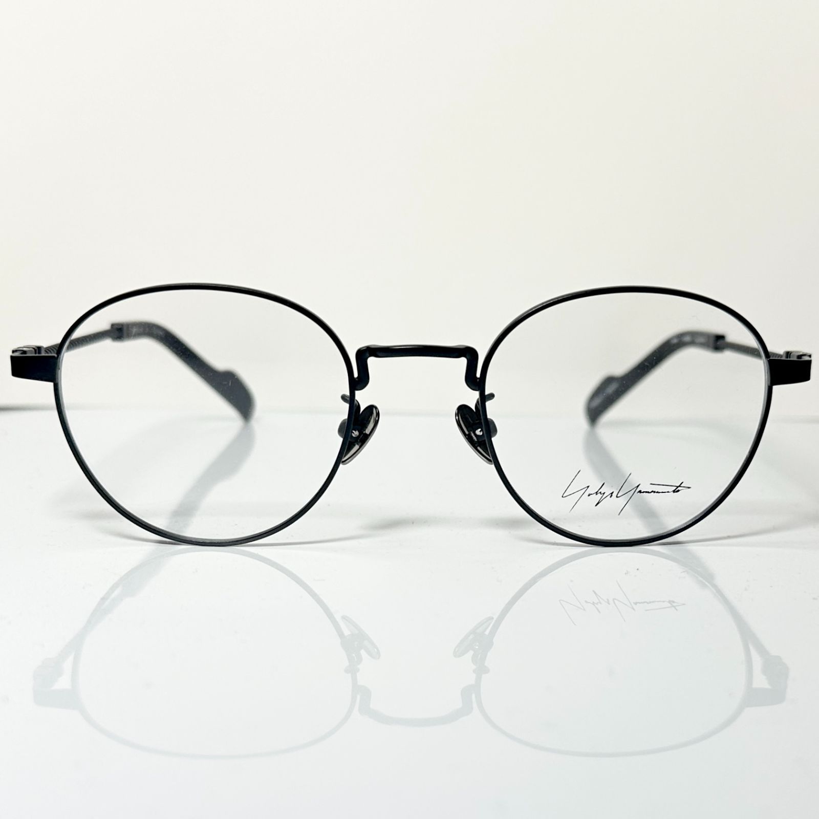 Yohji Yamamoto ヨウジヤマモト YY 19-0029 1 黒 メガネ ケース付き Y 3