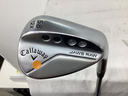 キャロウェイ JAWS RAW クロムメッキ 58° 12°X ウェッジ WG Dynamic G フレックスS メンズ 男性用 右利き 右用 Cランク ゴルフクラブ
