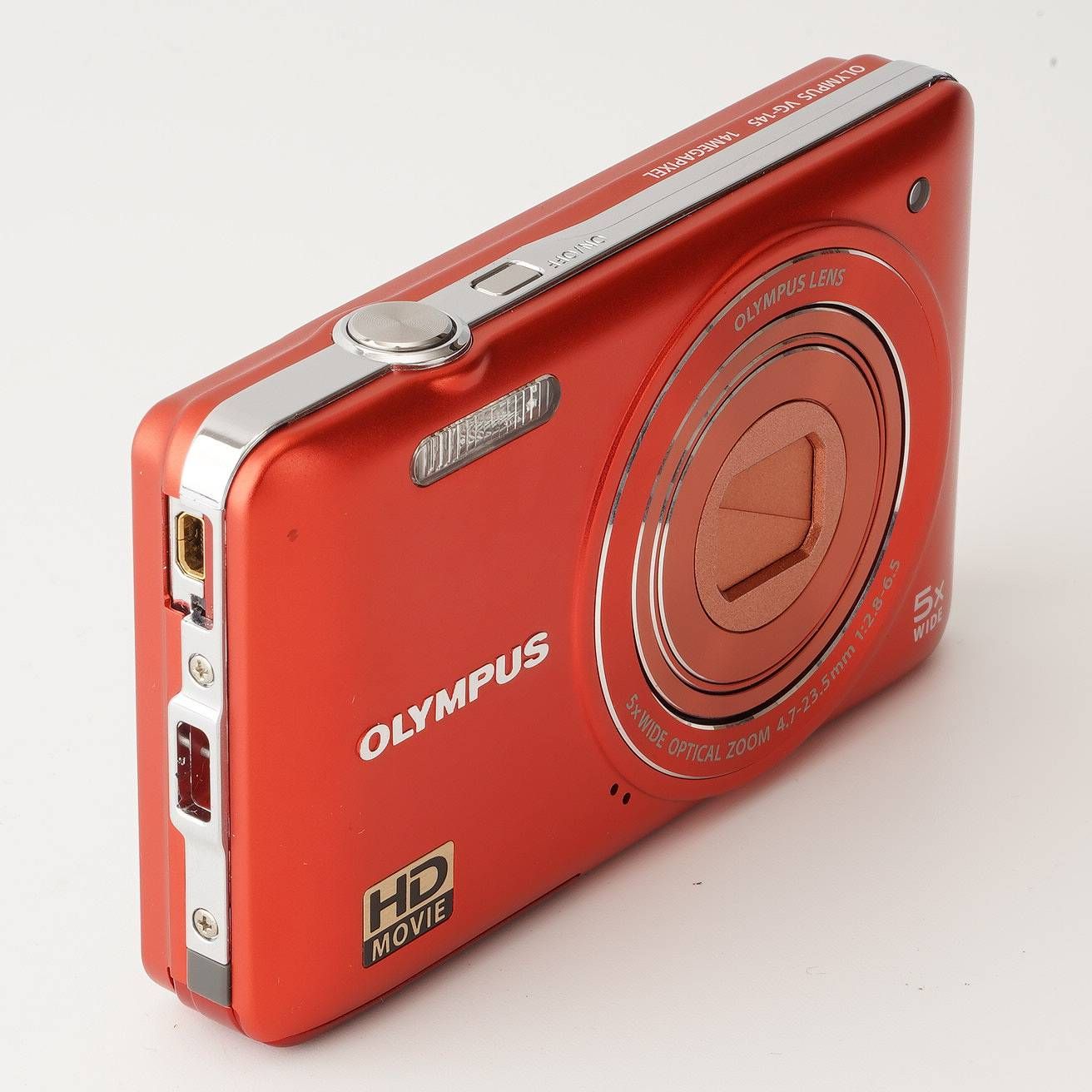 オリンパス OLYMPUS VG-145 レッド 5x 光学ズーム - メルカリ