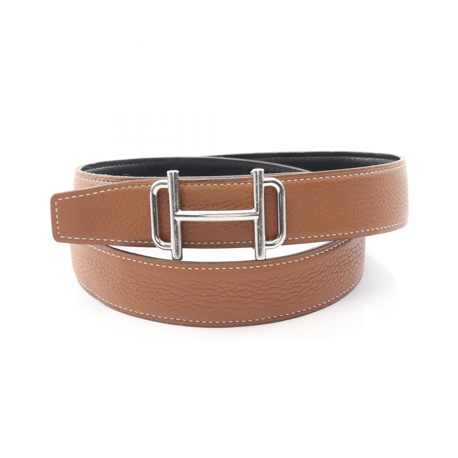  エルメス HERMES ベルト ロワイヤル ブラック レザー メンズ B ベルト 小物