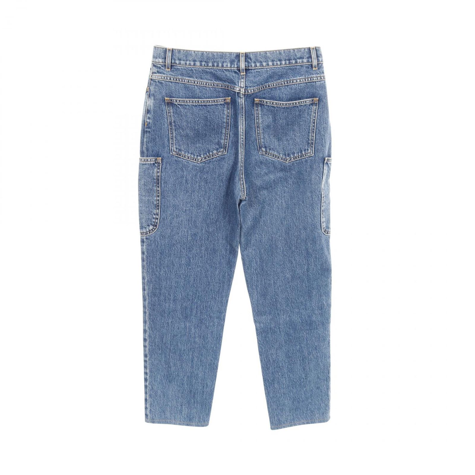 シャネル CHANEL デニムパンツ ココマークボタン コットン デニムパンツ レディース Used A