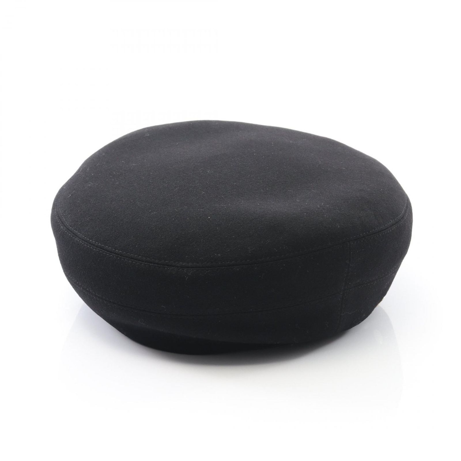 エルメス HERMES サントノーレ ブラック その他 ベレー帽 レディース Used A