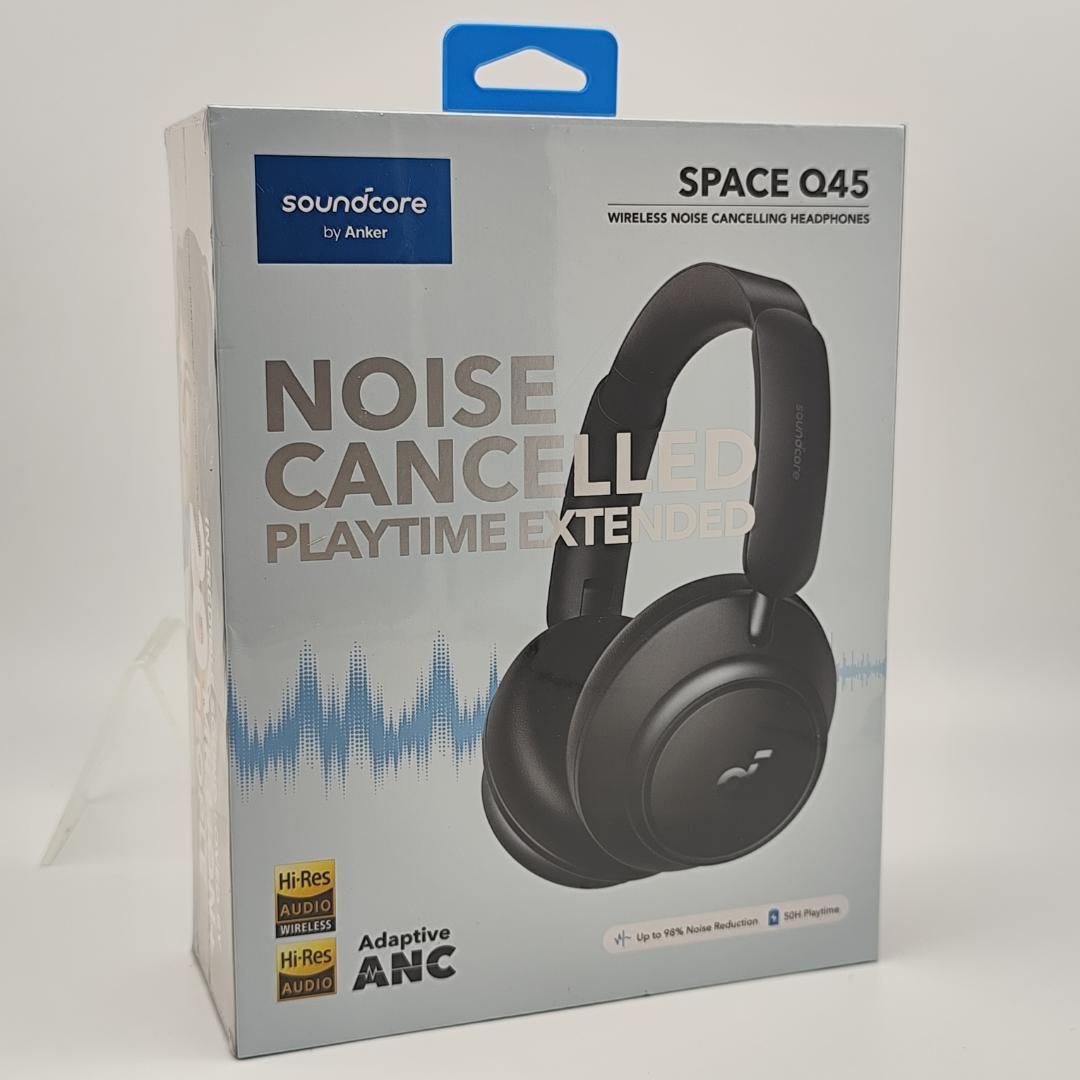 Anker Soundcore Space Q45 ワイヤレスヘッドホン ノイズキャンセリング ハイレゾ LDAC 最大 65 時間再生 ブラック