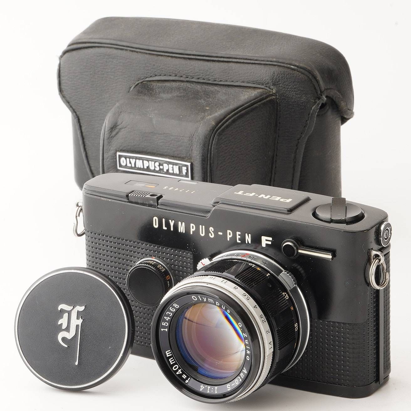 オリンパス Olympus PEN FT ブラック G.Zuiko Auto-S 40mm F1.4 フィルムハーフカメラ
