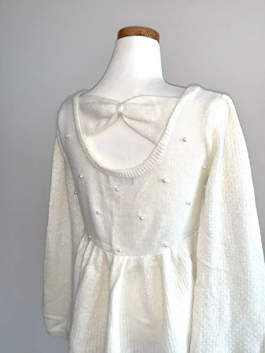 イングニ アイボリー パール 装飾 フ ニット ラブリー 姫ギャル stc JINLI Ping