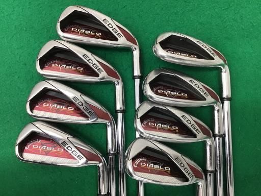 キャロウェイ DIABLO EDGE R 8S USA アイアンセット IR Diablo Steel フレックスUI メンズ 男性用 右利き 右用 Dランク ゴルフクラブ
