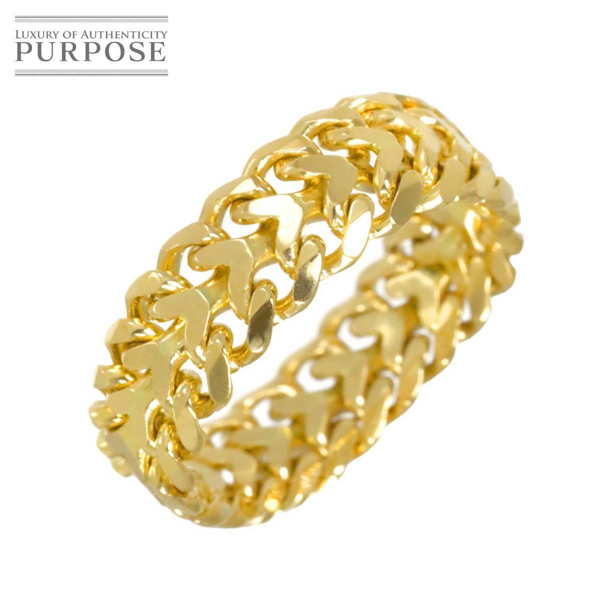 リング 12.5号 K18 YG イエローゴールド 750 指輪 Ring 90301082