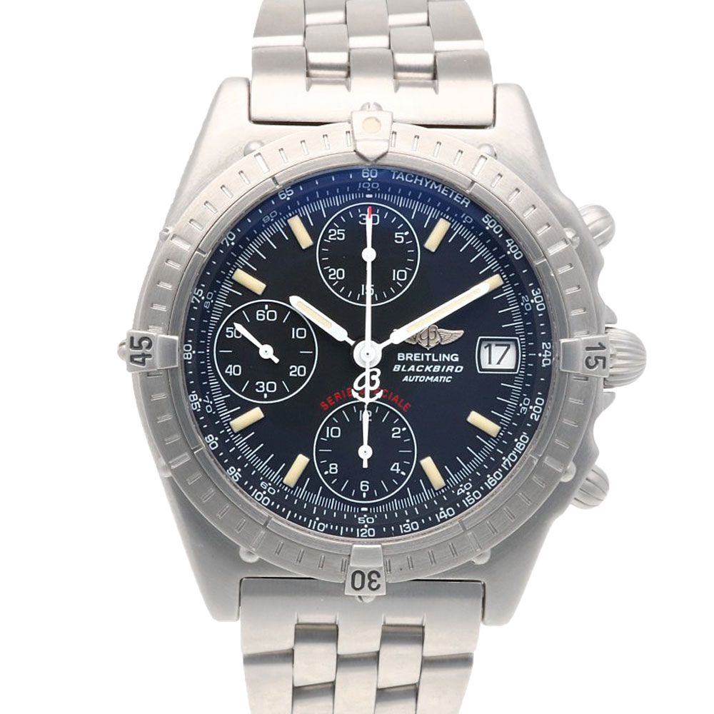 ブライトリング クロノマット 腕時計 時計 ステンレススチール A13050.1 自動巻き オーバーホール済 磨き直し済 メンズ 1年保証 BREITLING ブライトリング